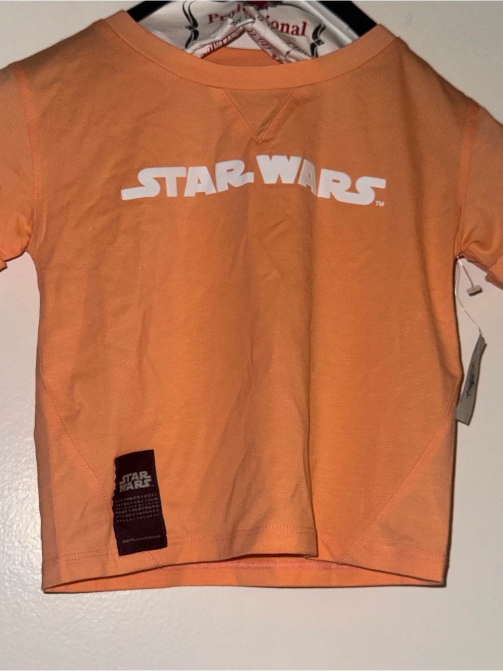 Disney Star Wars Orange Short Sleeve Kids Tee